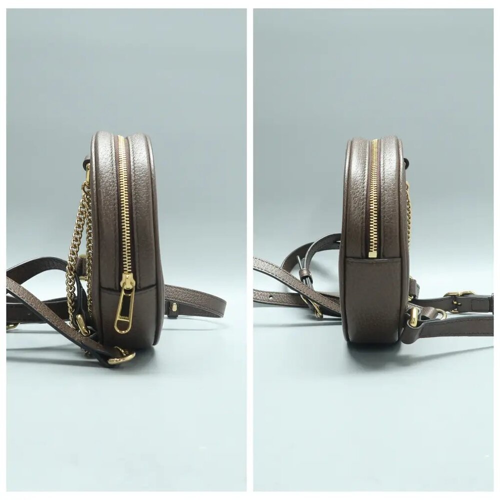GUCCI Ophidia Brown Canvas Backpack 656-021825 - Picture 3 of 12